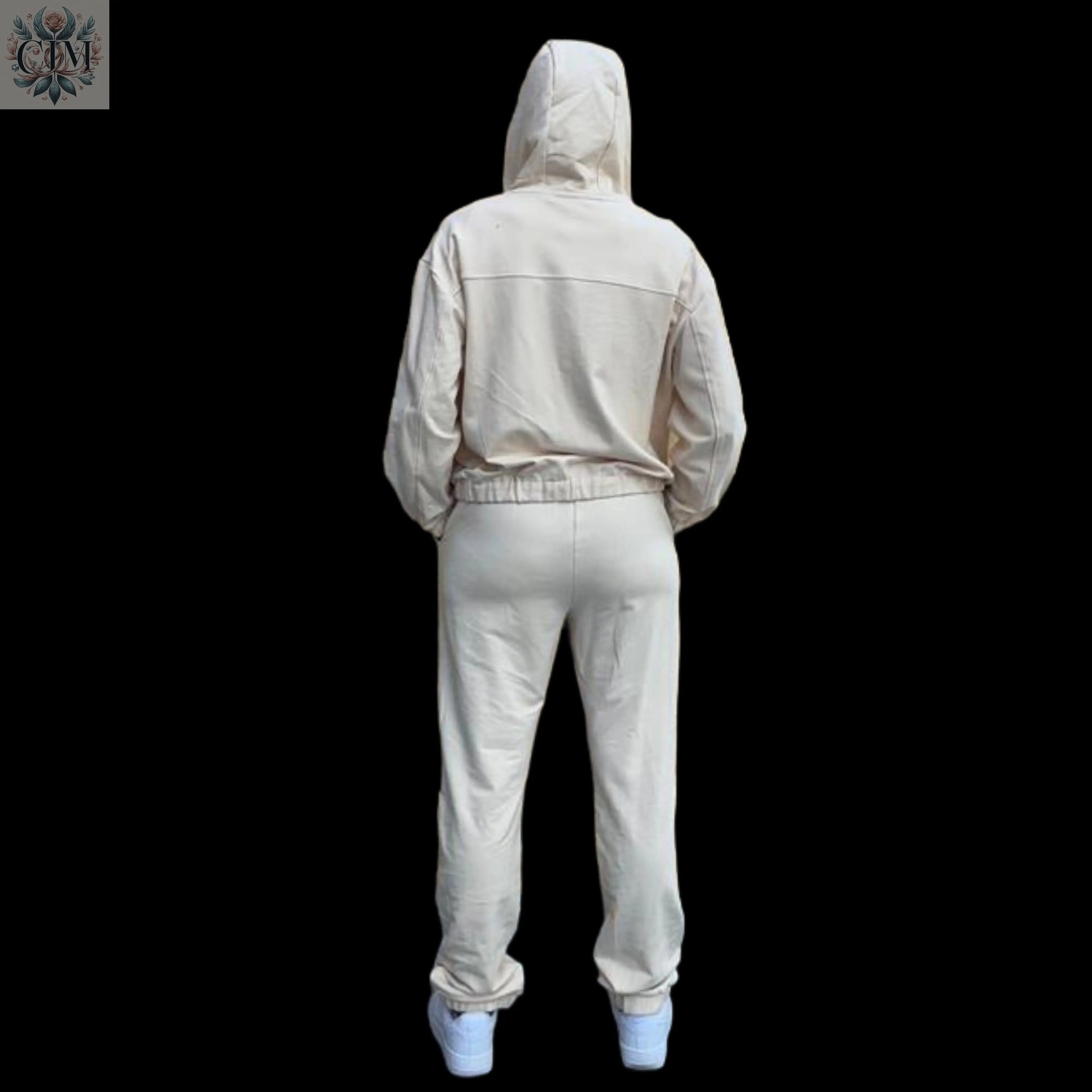 Ensemble coton doux Look cocooning   Ensemble casual Tenue décontractée chic Tenue de ville décontractée Loungewear haut de gamme Look sportswear raffiné Stretch cotton tracksuit   Luxury loungewear Versatile women's outfit