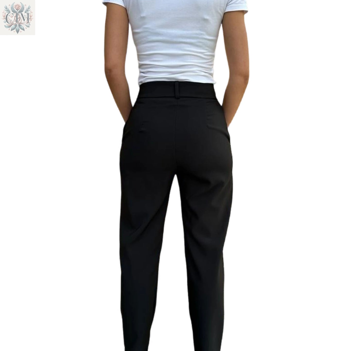 Pantalon tailleur noir Pantalon chic Business pants Suit pants Tailored trousers Pantalon élégant  Pantalon habillé
