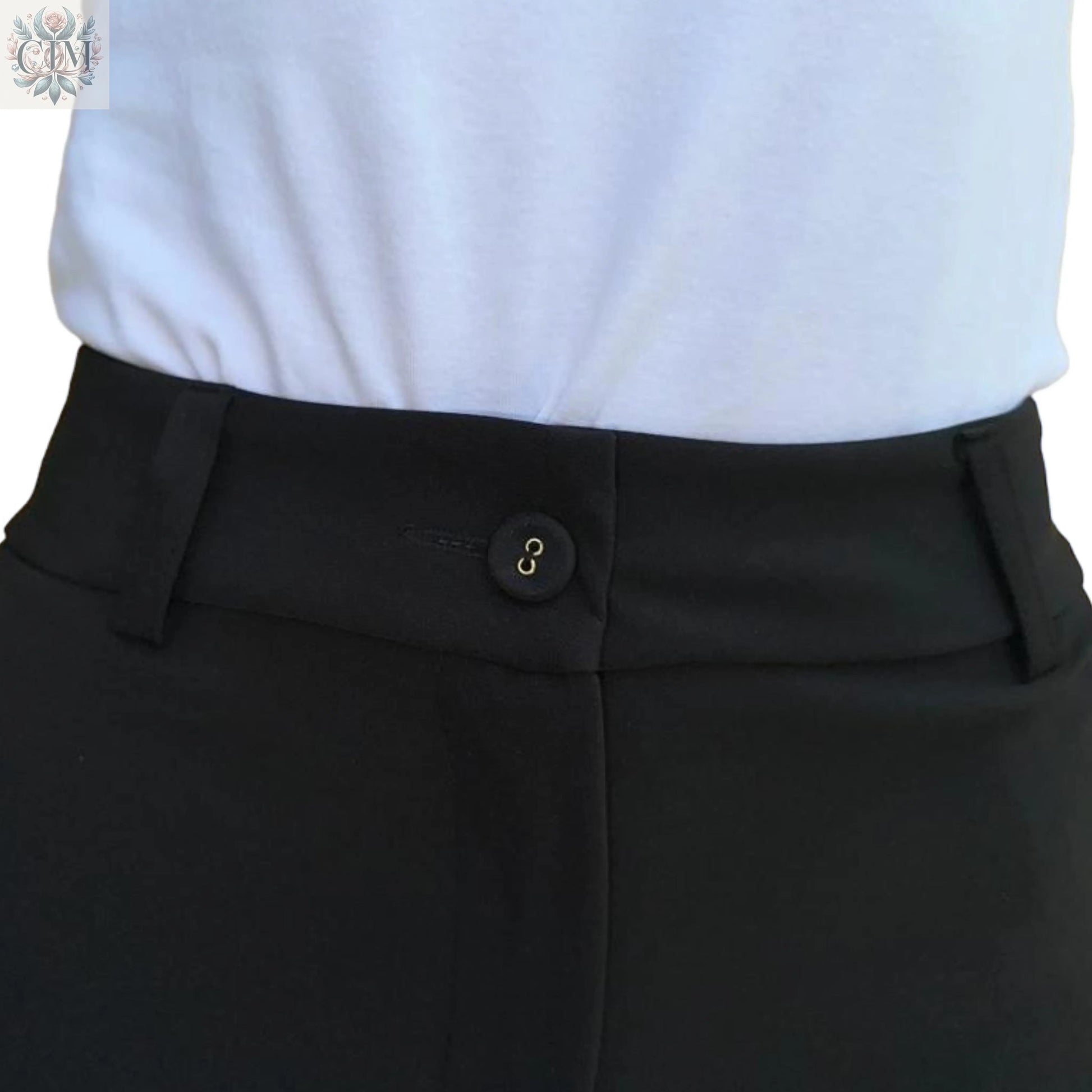 Pantalon tailleur noir Pantalon chic Business pants Suit pants Tailored trousers Pantalon élégant  Pantalon habillé