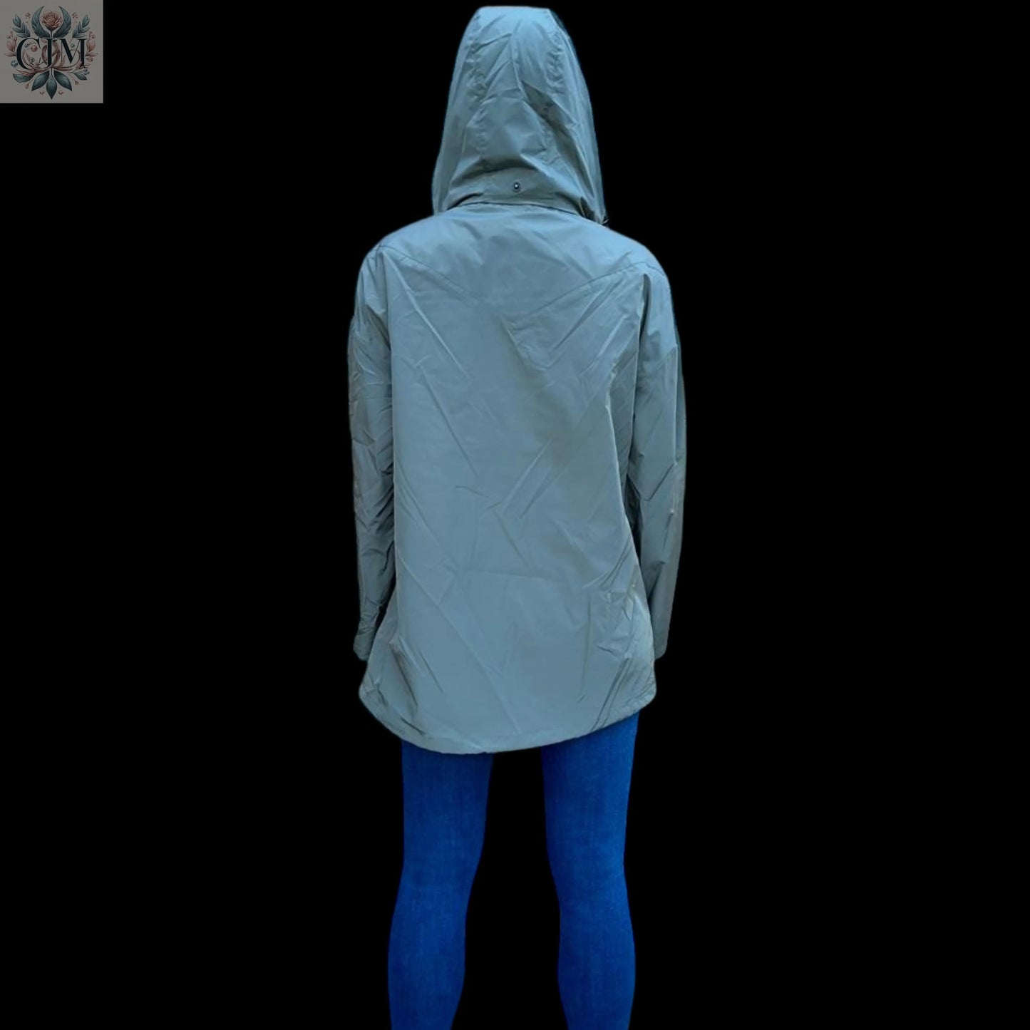 Veste à capuche coup-vent kaki Veste mi-saison Veste à capuche Veste femme tendance  Look décontracté Veste légère  Trendy women's jacket  Casual look  Outdoor fashion